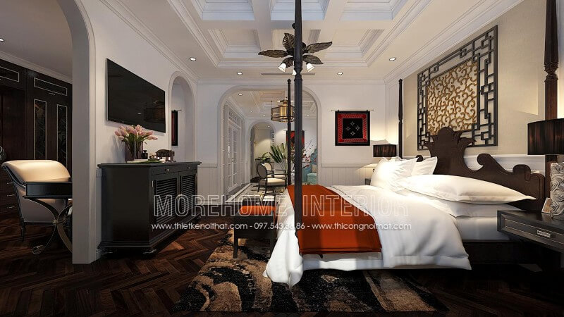 Giường ngủ biệt thự Giường ngủ biệt thự