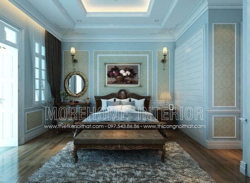 Giường ngủ gỗ óc chó tự nhiên đang là sản phẩm được nhiều khách hàng quan tâm hiện nay, đặc biệt là giường gỗ óc chó tân cổ điển